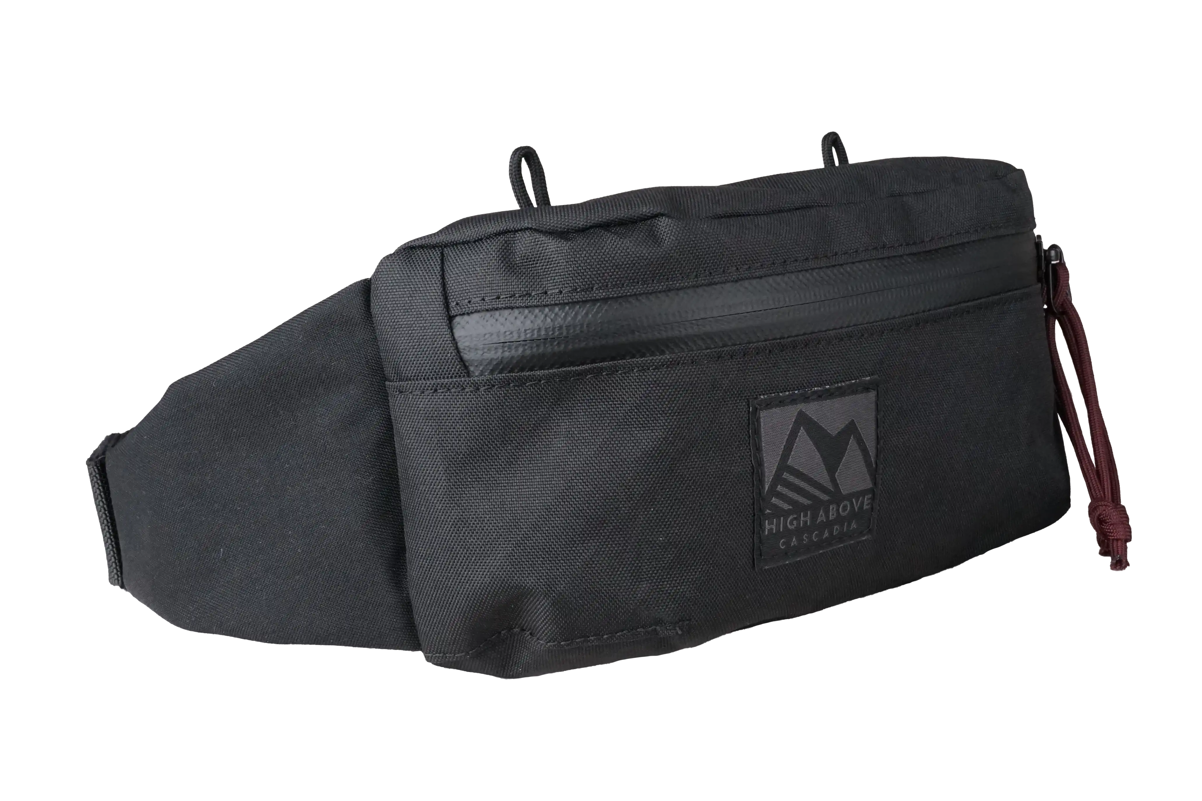High Above Rad Pack Hip Pack Three Quarter Black