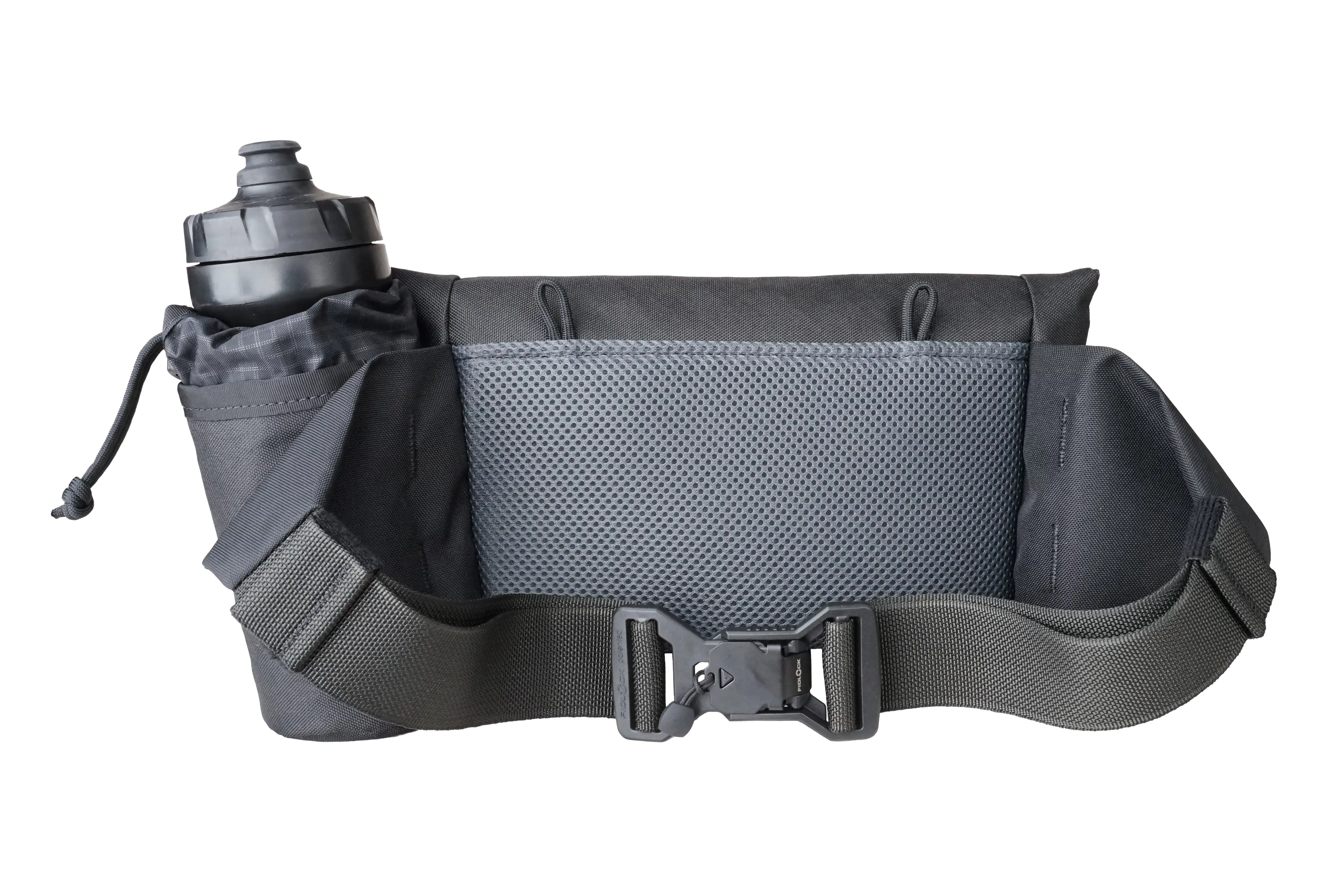 High Above Venture Hip Pack back view black