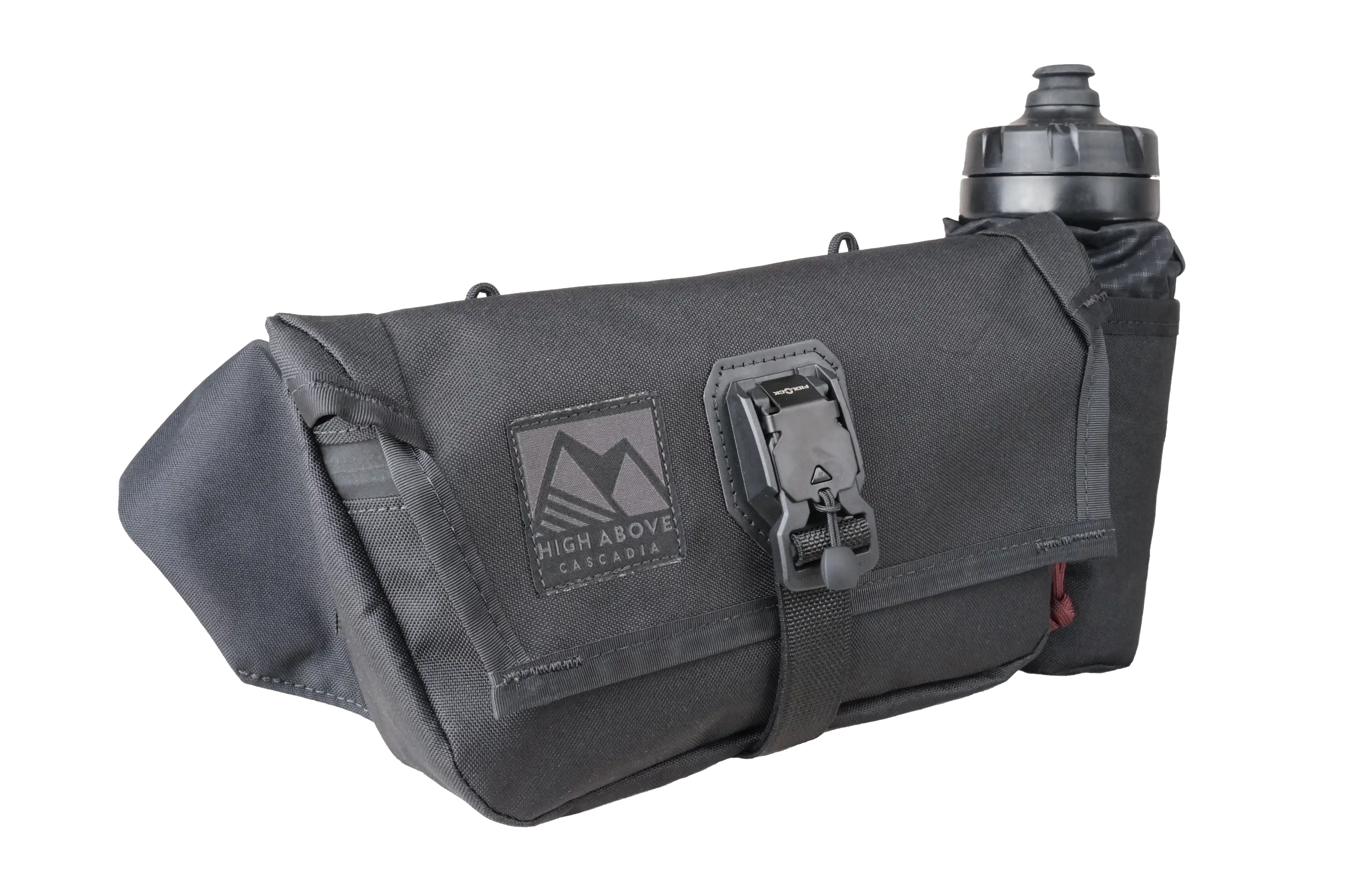 High Above Venture Hip Pack three quarter view black