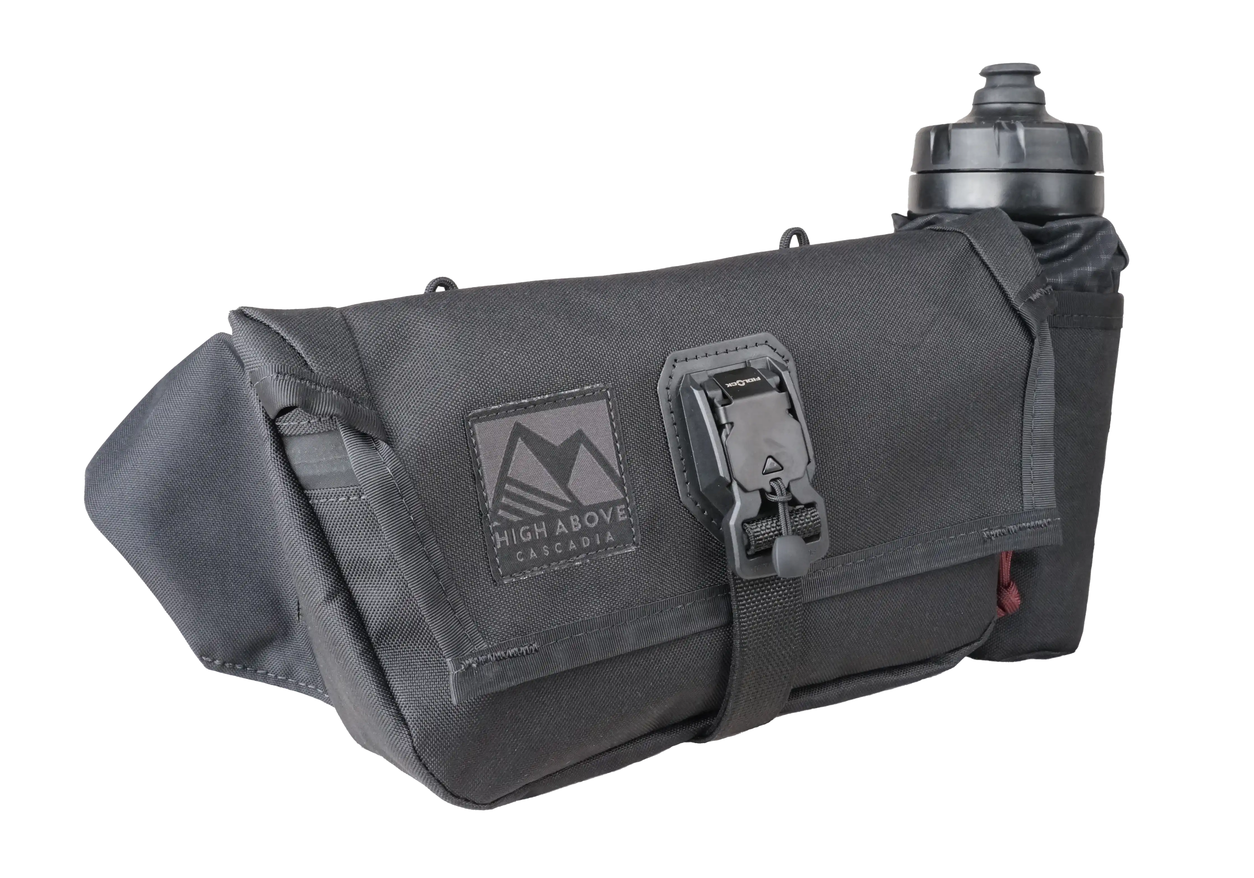 High Above Venture Hip Pack three quarter view black