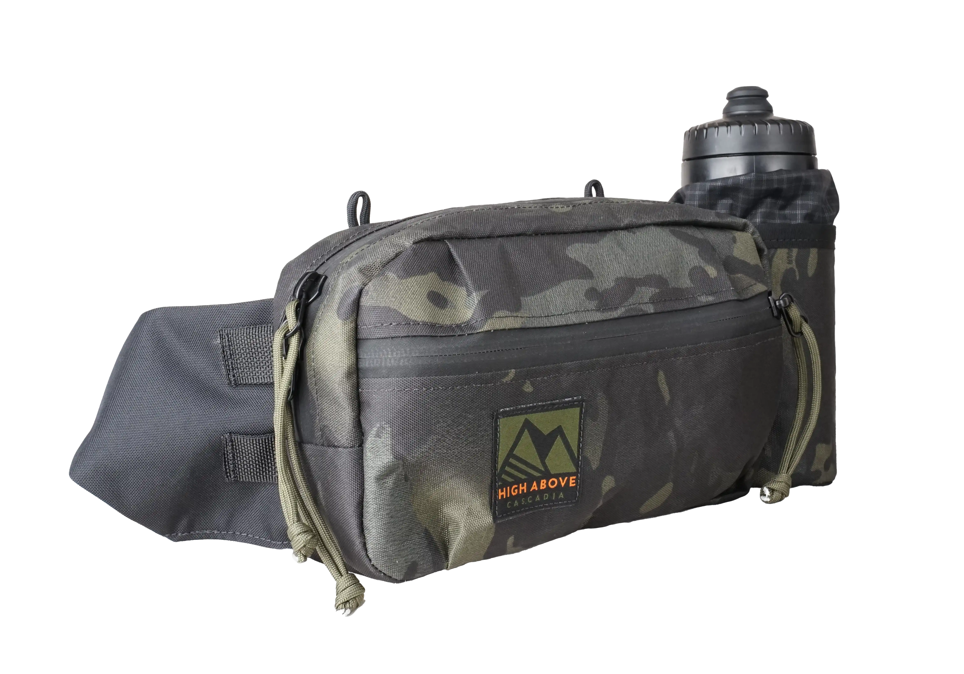 High Above Lookout Hip Pack Three Quarter Camo