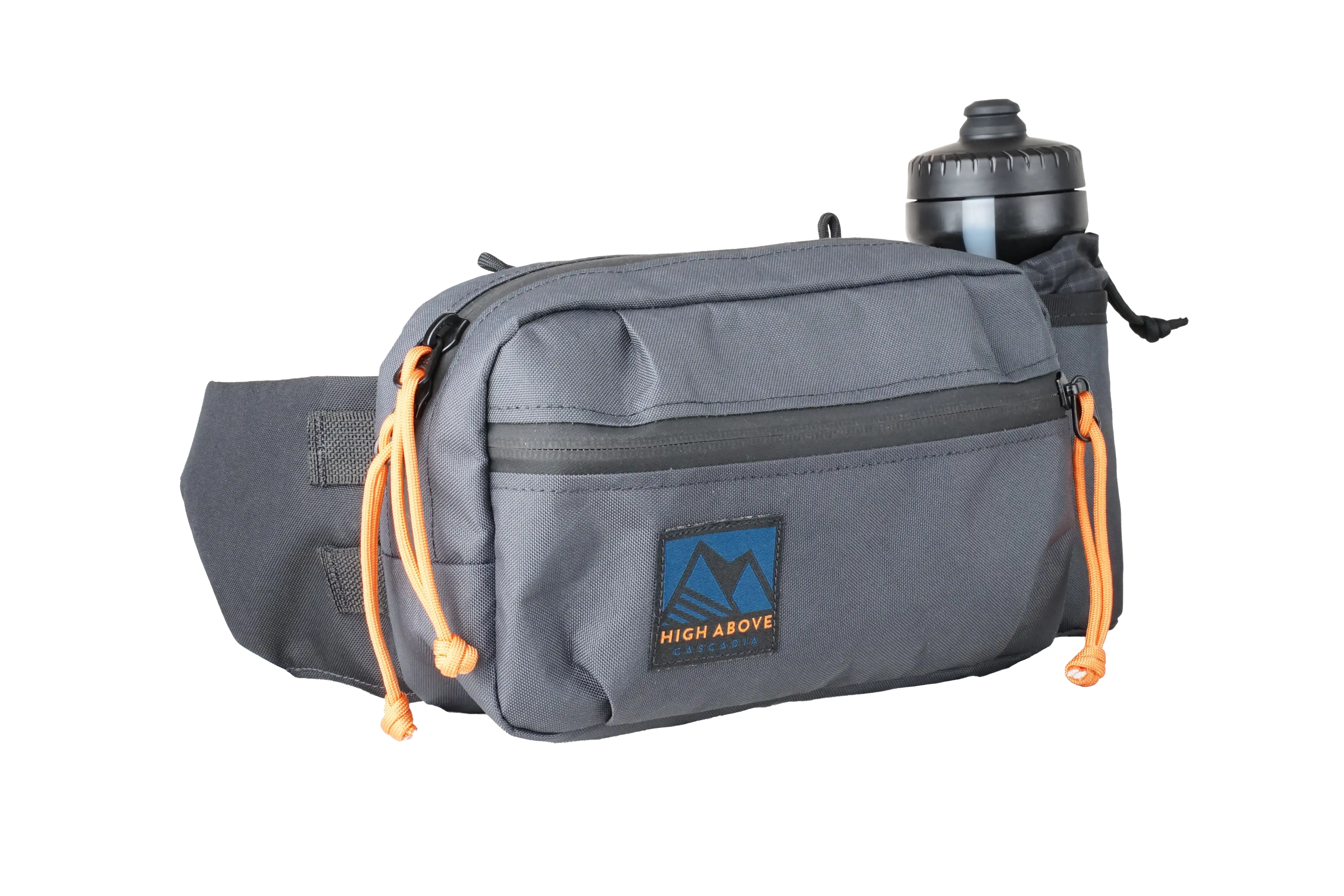 High Above Lookout Hip Pack Three Quarter Gray