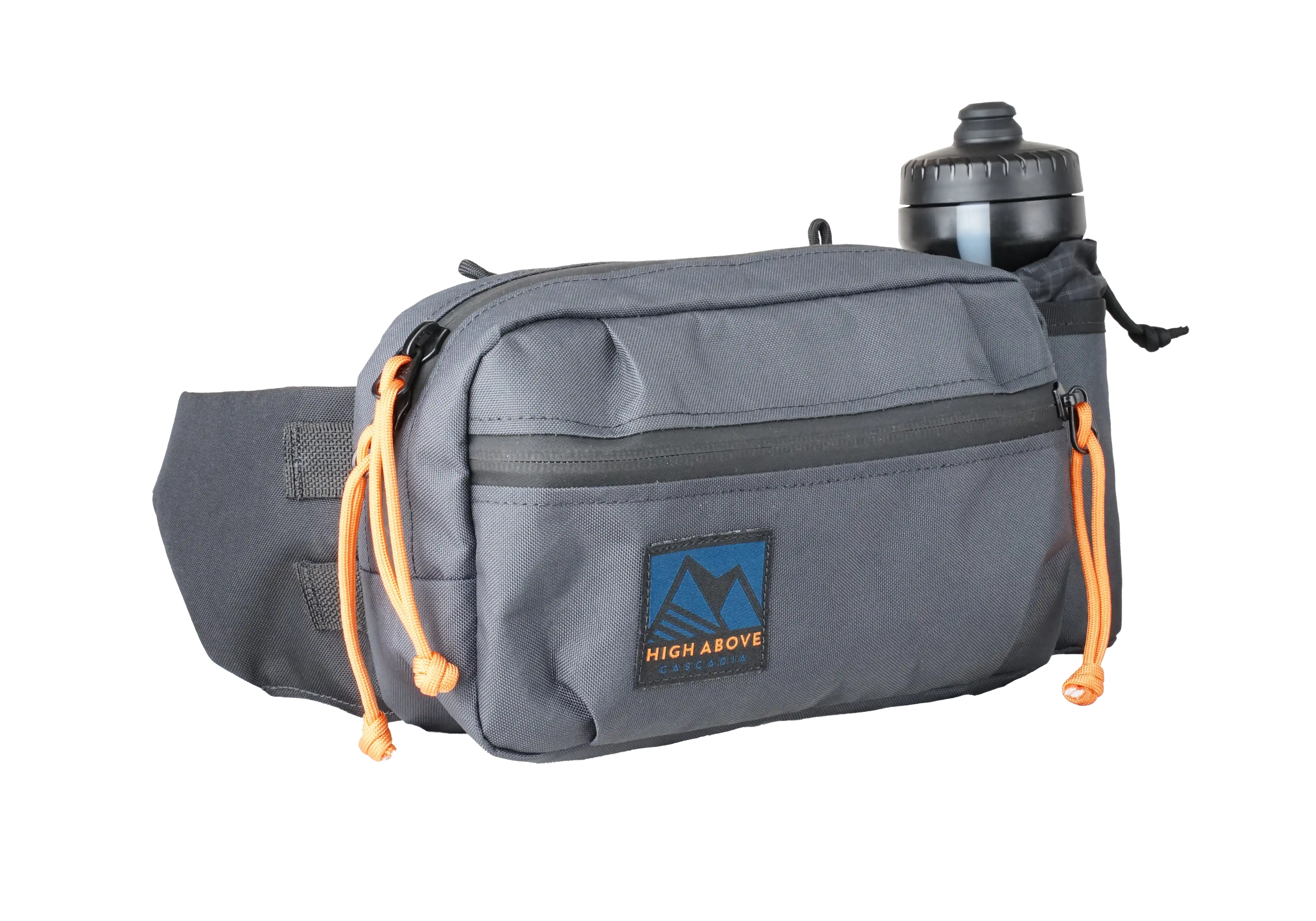 High Above Lookout Hip Pack Three Quarter Gray