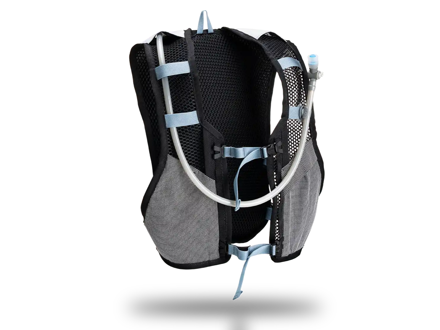 High Above Supernatural Hydration Vest Pack Front View - Glacier Gray
