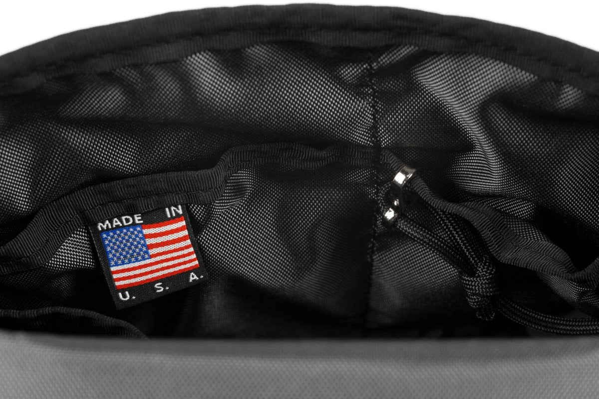 Inside of High Above Lookout Pack showing made in USA label