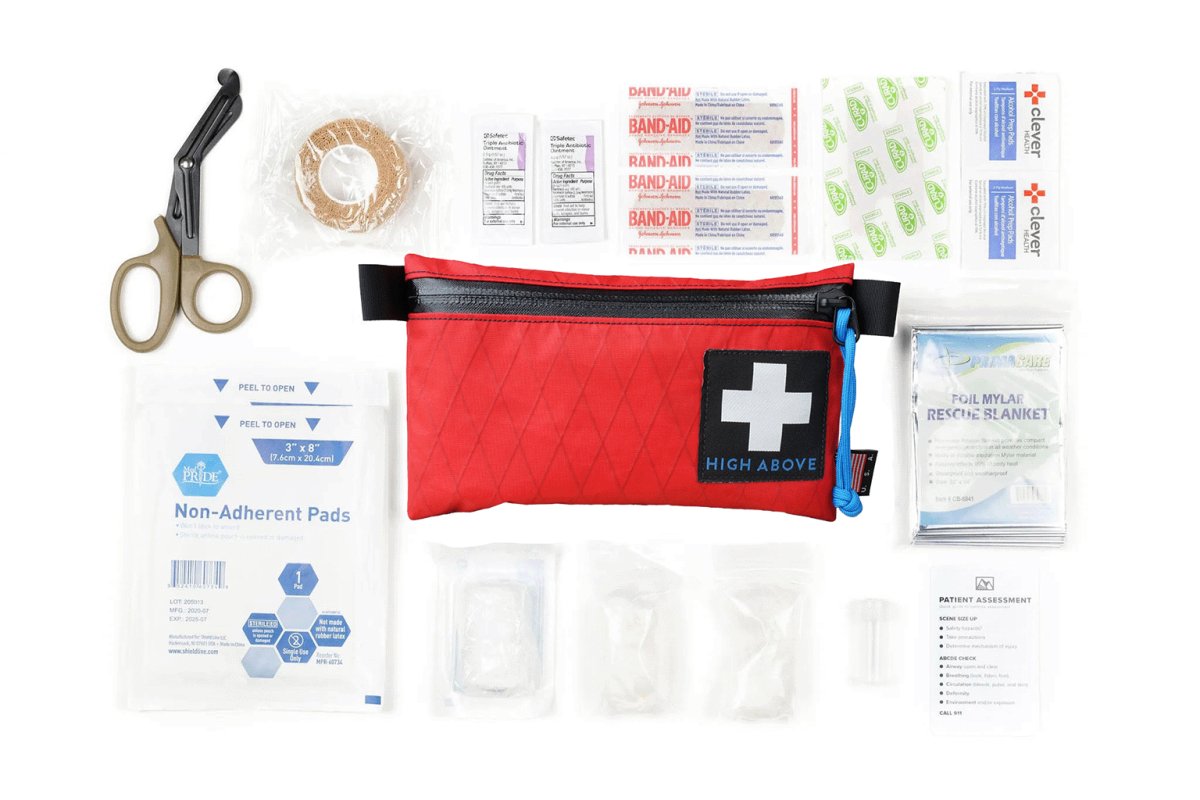 High Above Trail First Aid Kit Contents