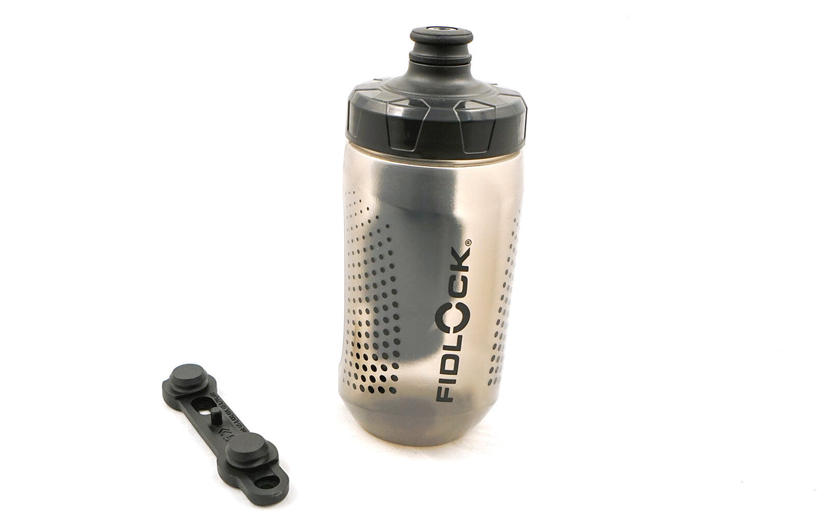 Ghost GND51 bottle with magnetic Fidlock holder, 700 ml, clear/black 