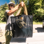 High Above Lost Lake Tote 25L made with durable mesh construction for everyday carry, travel, and gear hauling.