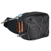 High Above Cascadia 4L Hydration Hip Pack Angled View | Black #black