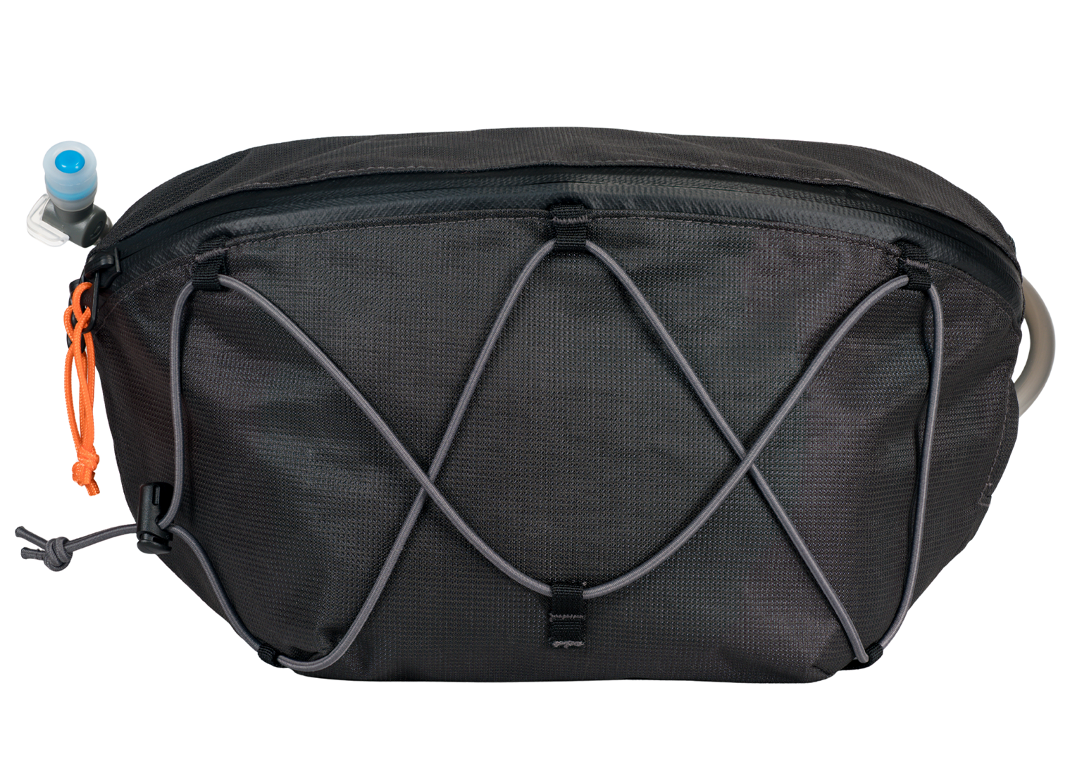 High Above Cascadia 4L Hydration Hip Pack front view | Black #black