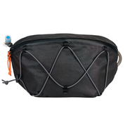 High Above Cascadia 4L Hydration Hip Pack front view | Black #black