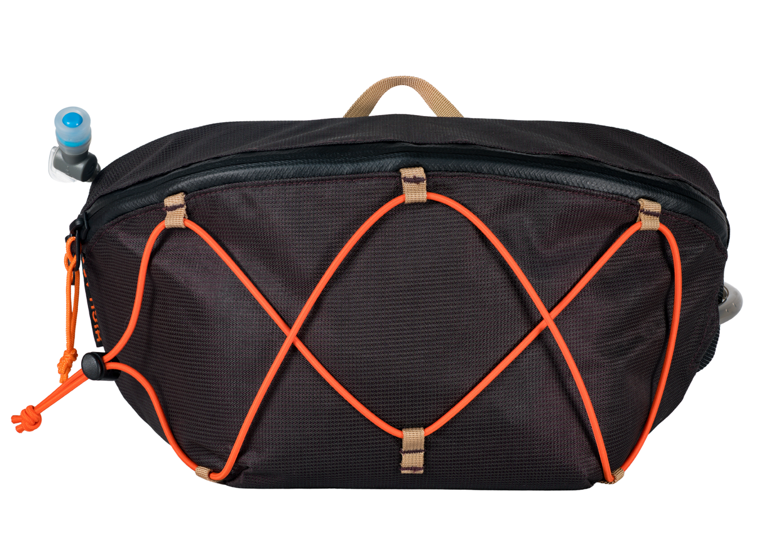 High Above Cascadia 4L Hydration Hip Pack front view | Maroon #maroon
