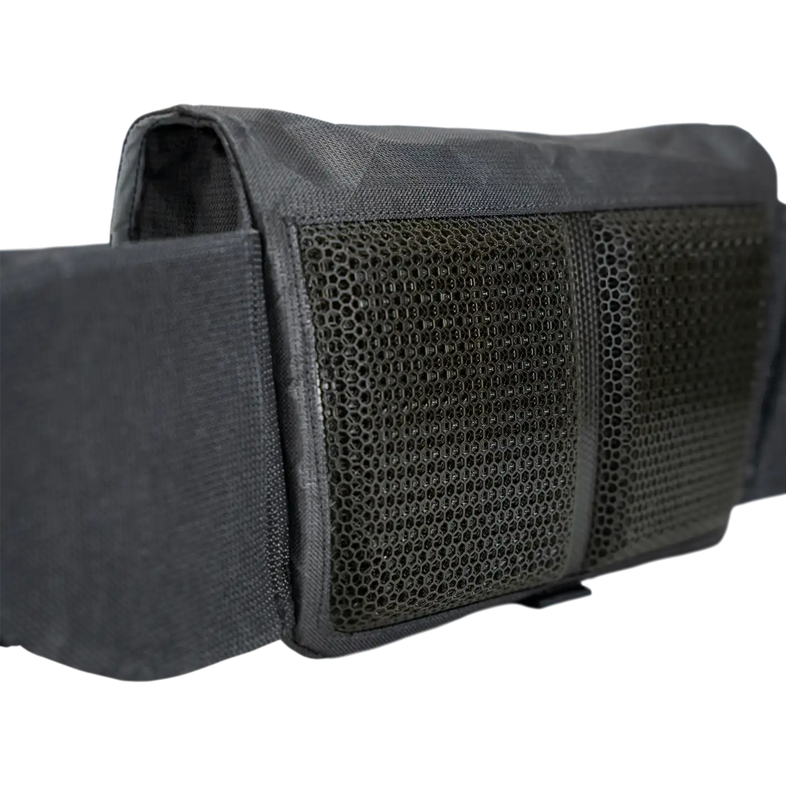 High Above Venture 3D hip pack with 3D-shaped body panel, weatherproof materials, and secure storage for mountain biking essentials.