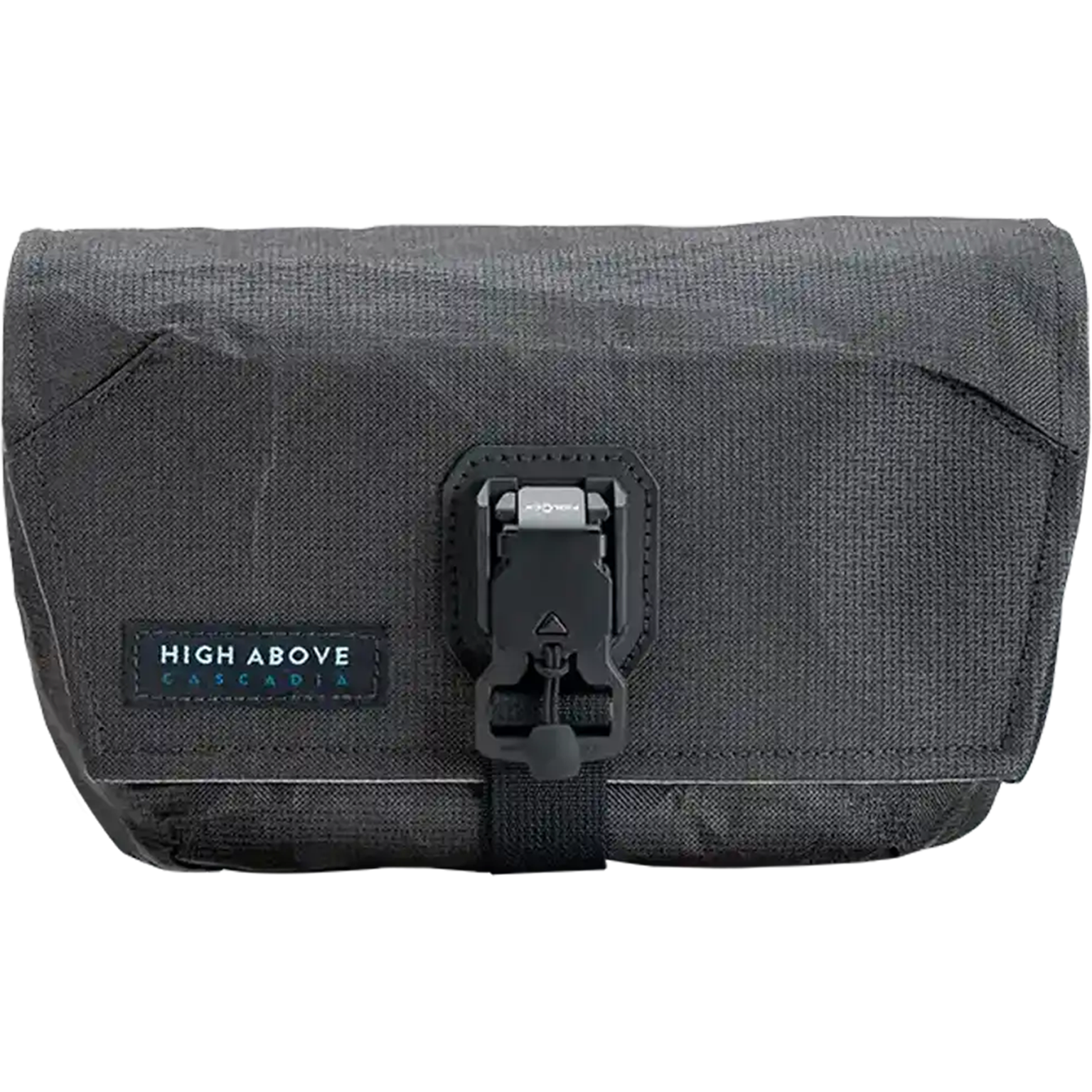 High Above Venture 3D hip pack used for mountain biking, featuring a contoured fit and rugged construction for long trail days.
