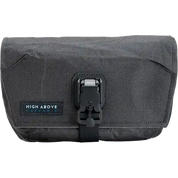 High Above Venture 3D hip pack used for mountain biking, featuring a contoured fit and rugged construction for long trail days.