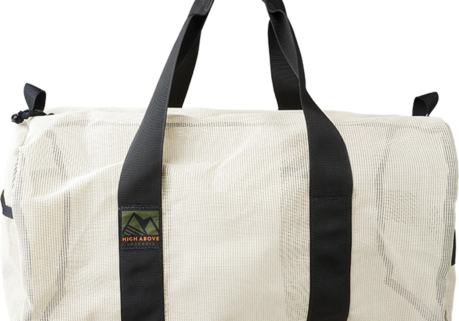 High Above Lost Lake Duffel 30L featuring highly durable, breathable mesh with open storage for easy gear access.